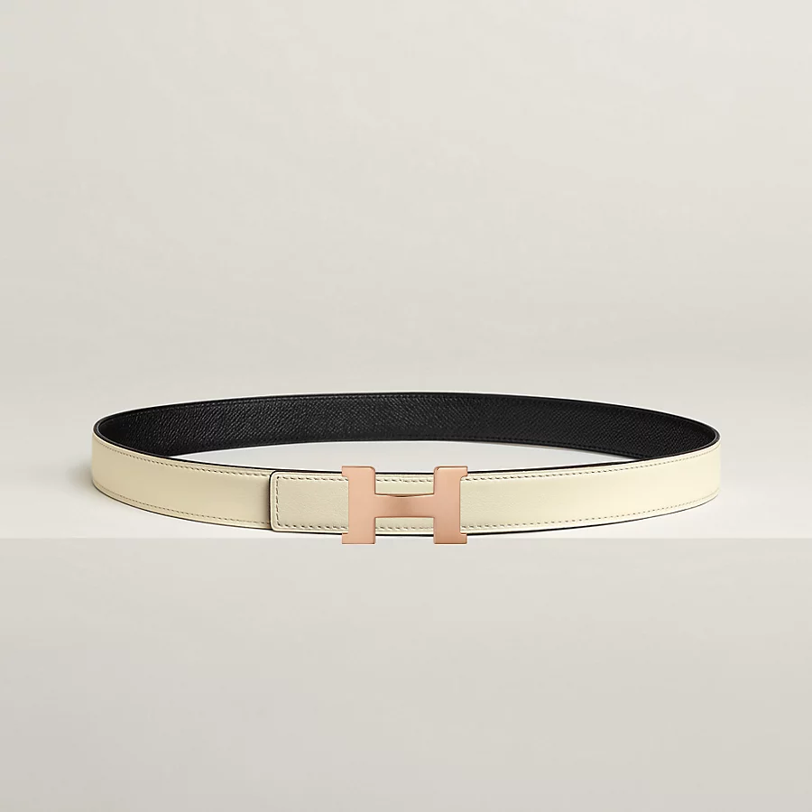 Mini Constance belt buckle & Reversible leather strap 24 mm - Image 2